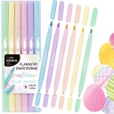 OBOJSTRANNÉ NÁSTROJE NA ŠTETCE PASTEL B, 6 FARIEB