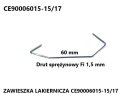 Prívesky farby S CE90006015-15/17 50 ks.