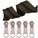 Páska na zips 8 Zips 5m+5s Pop.Dark