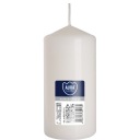 BISPOL Aura 38H valcová sviečka 12CM SW60/120 BIELA