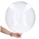 Mega veľký priehľadný balónik 50 cm balónová dekorácia, prijímacia dekorácia