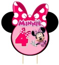 TOPPER OBJEDNAJTE SI OZDOBENIE NA TORTY MINNIE MOUSE MICKEY 4. NARODENINY