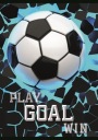 BAMBINO NOTEBOOK A5-16 DVOJRIADKOVÁ FARBA - FUTBAL - LOPTA