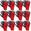 12 x PRACOVNÉ RUKAVICE REDLATEX VERKEN RUKAVICE STRONG OHS veľ 8