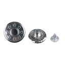 Nohavice s gombíkmi gombík 20MM STRIEBORNÝ VZOR 10ks 584