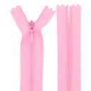 Zipsy KRYTÉ 60cm SVETLO RUŽOVÉ 1 ks.
