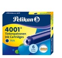 Modré náplne TP/6, 6 ks pero Pelikan