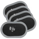 Záplaty na duše oválne 2-cestné T-17BK 65x40mm TECH 5 kusov