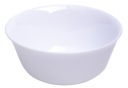 Miska na šalát Luminarc Carine, misa z bieleho skla, 12 cm, približne 330 ml