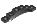 Blatník LEGO Wheel Arch 1x6x1 čierny 6334449 62361