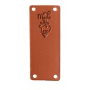 Etiketa HANDMADE WITH LOVE HEART 2714
