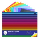 Hodvábny papier v zošite A4, hladký, farebný, 60 listov, interprint