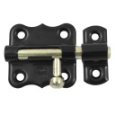 Latch Bolt Bolt Lock Black 40x38mm M.384