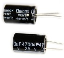 Kondenzátor 4700uF/25V 4m7 105'C 3ks