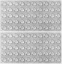 Silikónový nárazník na lepidlo 7x1,5 mm (50 ks)