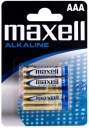 Alkalické alkalické batérie AAA LR03 Maxell 4 ks