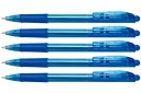 PENTEL WOW 0,7 guľôčkové pero, modré automatické, 5 ks.