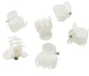 VLASY, BIELY 1,5 cm - 6 KS