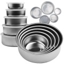 5x KUCHYNSKÁ MISA OCELOVÁ GASTRONOMICKÁ MISKA