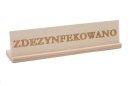 DEZINFECTED - Drevená ceduľka - Onlywood
