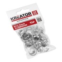 Priechodky s koženými očkami 12,5mm ALU KREATOR