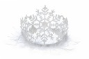 Tiara Ice Queen Snowflake Čelenka Ice Ball Party Betlehem Hrať Vianoce