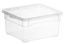 Nádoba, 2 L dóza s vekom CLEAR | Clearbox | ROTHO