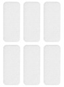 Samolepiace plstené podložky biele 25x60mm balenie 6 ks - VORSTAHL