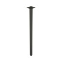 Okrúhla nábytková noha 80 cm, čierna