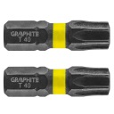 Nárazové bity TX40 x 25mm 2ks GRAPHITE 56H517