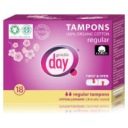 Tampóny zo 100% organickej bavlny regular, 18 ks