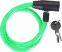 Zámok na bicykel, bezpečnostný zámok na bicykel, kľúč DUNLOP, 65 cm