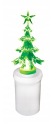 LED VLOŽKA VIANOČNÉHO STROMČEKA, NA AKUMULÁTOROVÚ, DEKORÁCIA, 16,5 cm, ZELENÁ