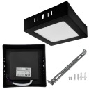 Svietidlo Plafon LED stropné svietidlo s povrchom 6W 4000K neutrálna farba 12x12cm