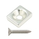 NEODYMOVÝ TALÍROVÝ MAGNET S OTVOROM NA SKRUTKU 12x10x3 mm obdĺžnikový HUNTER
