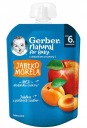 GERBER prírodný dezert jablko marhuľová pena 6m+ 80g