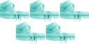 Špirálový zips 5 mm zips MINT 5 metrov + 10 zipsov