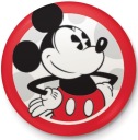 Mickey Mouse Mickey Mouse - odznak 2,5 cm