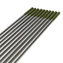 WP volfrámové elektródy, zelené, 2,0x175 mm.