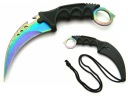 Nôž na krk KARAMBIT BSH CS:GO Kari N-066H Skutočný nôž s krytom