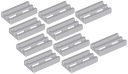LEGO Plochý tanier 1x2 gril J. Grey 2412/4211350 x10