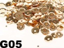 KLASICKÉ BROKOVANÉ FLITRE - FARBY 6mm/15gram - G05