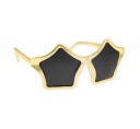 Okuliare Gold Stars Photo Boooth for Party 1 ks.