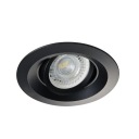 KANLUX Očko Stropné LED pohyblivé svietidlo 10W GU10 Matt Black