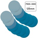 SADA VODNÝCH VELCRO PAPIEROVÝCH DISKOV 125mm P800-P3000