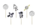 Piki pikery Kosmos na narodeniny 7cm 6ks