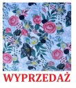 Vzor bavlnenej látky: č.34 kvetov na bielom 1m VÝPREDAJ