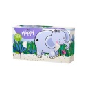 Papierové vreckovky HAPPY, krabička ELEPHANT, 150 ks.