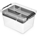 BOX KONTAJNER S ORGANIZÉROM BPA FREE 19,5x15x11CM JEDNODUCHÝ PREDAJ 2L