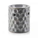 Keramický šedý voskový horák s vonným olejom